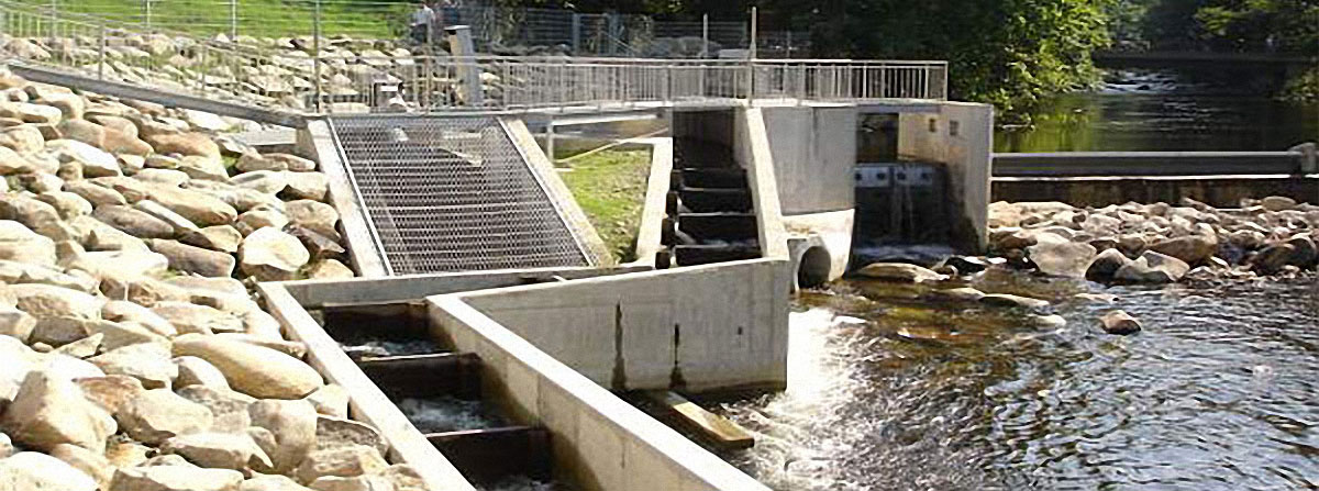Abbildung eines Wasserkraftwerkes
